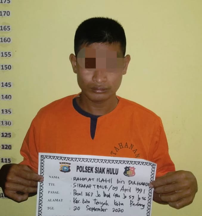 Polsek Siak Hulu Ungkap Kasus  Pencurian Mobil L 300, Pelaku Ditangkap di Wilayah Sumbar