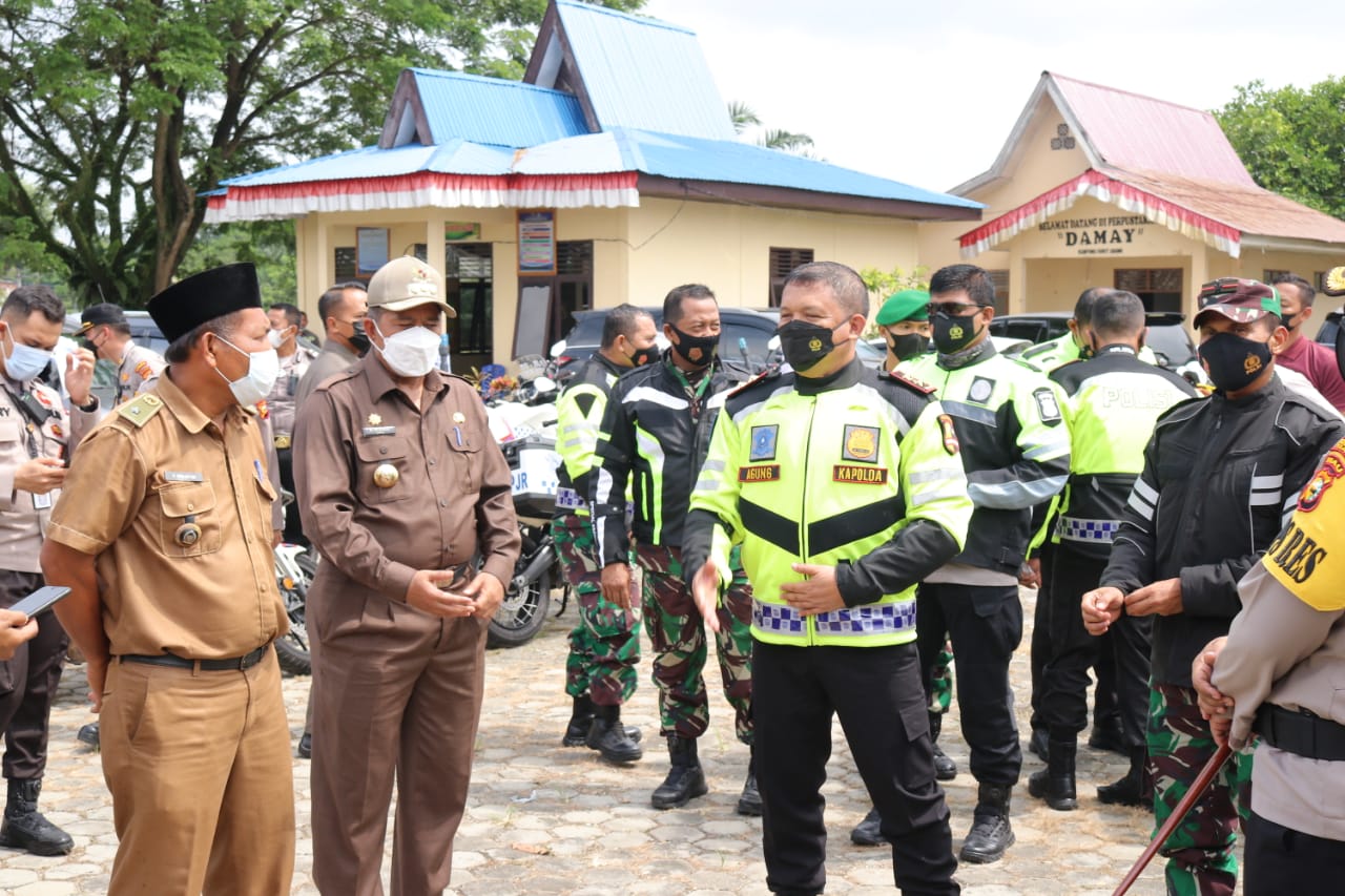 Bupati Siak & Kapolda Riau Tinjau Vaksinasi Warga di Jati Mulya
