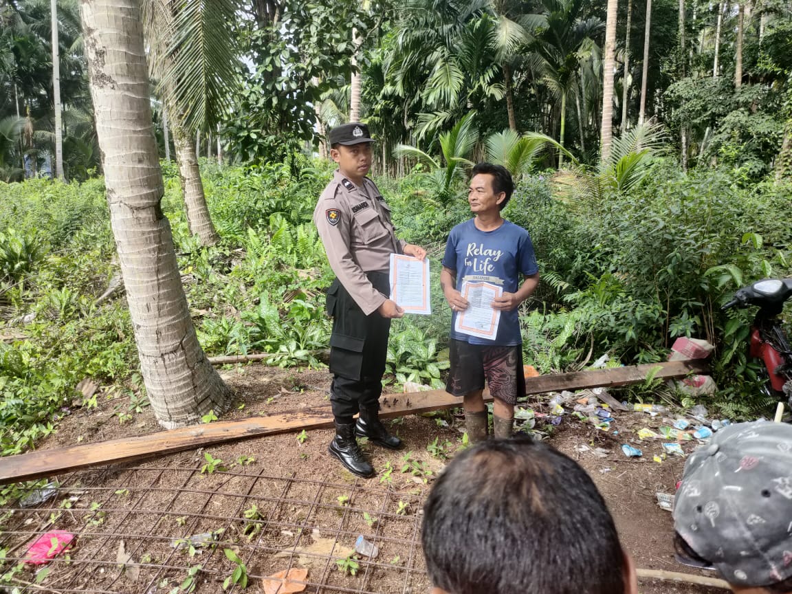 Polsek Kuala Kampar Patroli Cegah Karhutla & Sebar Himbauan Kapolda