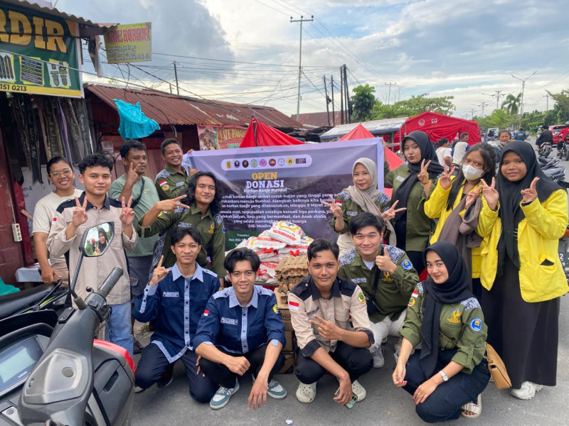 BEM Universitas Awal Bros Gelar Penggalangan Dana Bantu Warga Korban Banjir