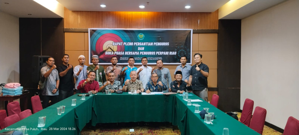 Perpani Riau Buka Puasa Bersama Sekaligus Rapat Pleno Pergantian Pengurus