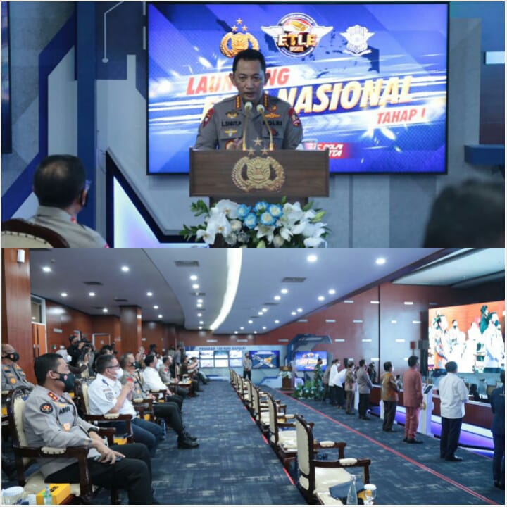 Kapolri Resmi Launching Etle Nasional Tahap Satu, 12 Polda Terapkan Tilang Elektronik