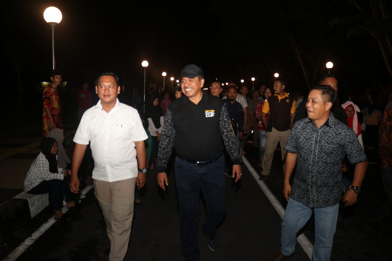 Perdana di Siak, Ribuan Warga Tumpah Ruah & Mengaku Senang Ikuti Car Free Night
