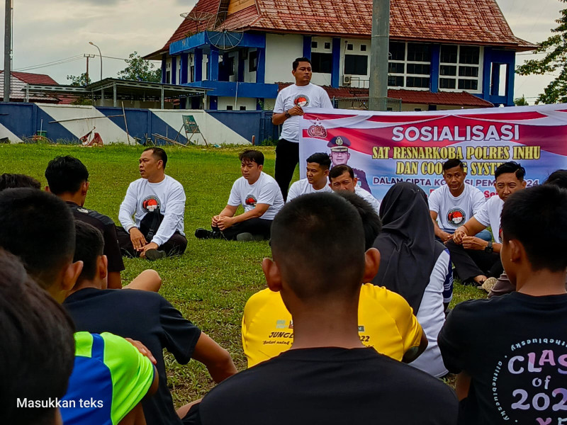 Polres Inhu Ajak Pemuda dan Masyarakat di Stadion Narasinga Sukseskan Pemilu 2024