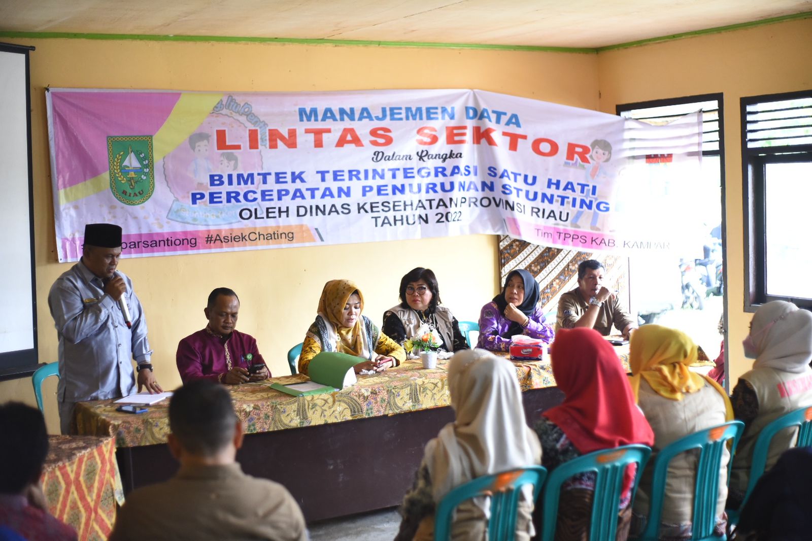 Usai Bimtek Terintegrasi Satu Hati Percepatan Penurunan Stunting, TPPS Kampar Langsung Turun ke Desa