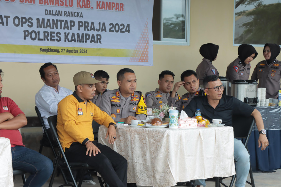 Cooling System Dan Latihan Menembak, Polres Gandeng KPU dan Bawaslu Dalam Rangka OPS Mantap Praja