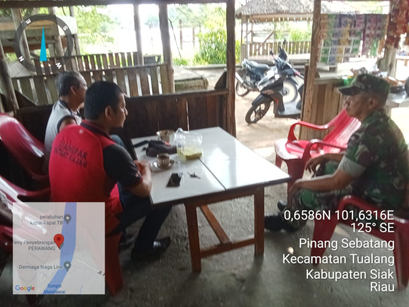 Babinsa Koramil Perawang Aktif Sosialisasi Kesehatan dan Kebersihan Lingkungan di Kampung Pinang Sebatang