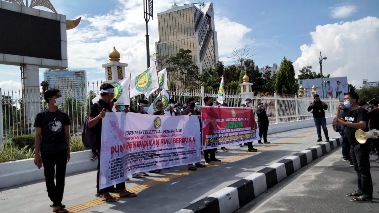 Gelar Aksi, FIPR Meminta Polda Usut Tuntas Dana Kampus UPP