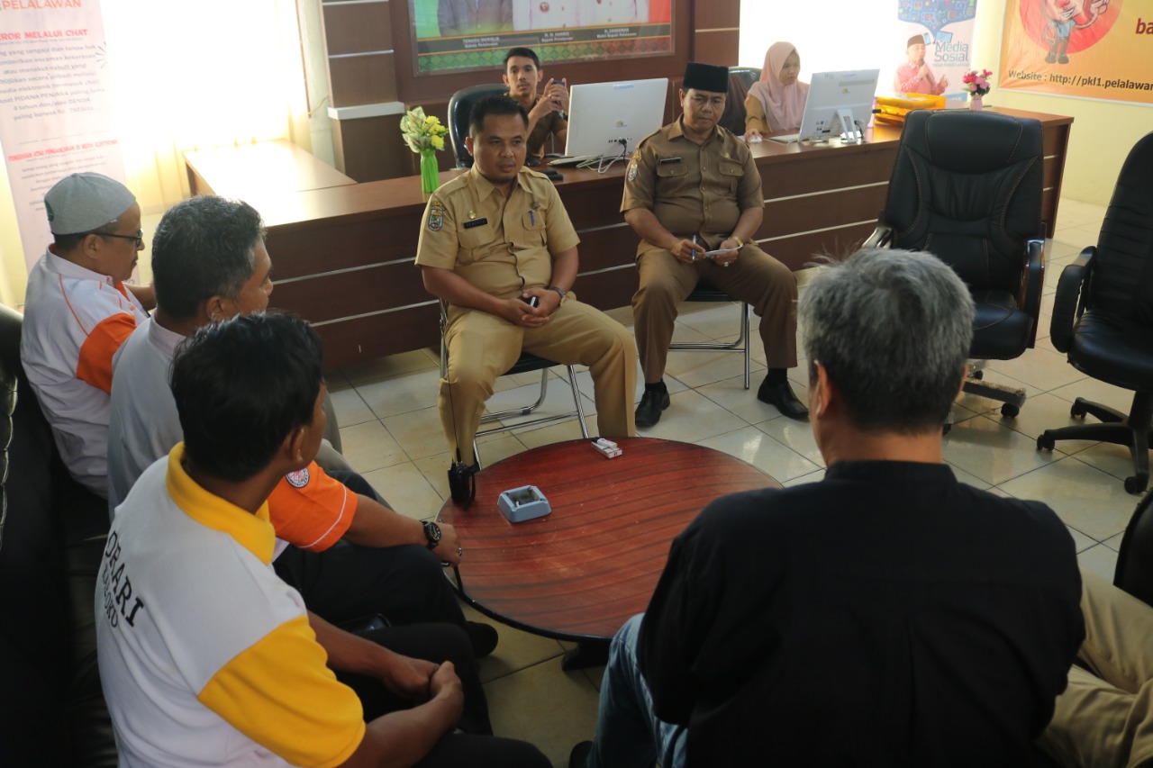 Orari Propinsi Riau Kunjungi Diskominfo Pelalawan