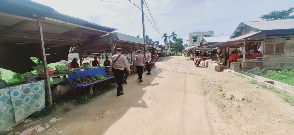 Patroli Polsek Rengat Barat: Pasca Pilkada, Merajut Kebersamaan dalam Perbedaan Pandangan Politik