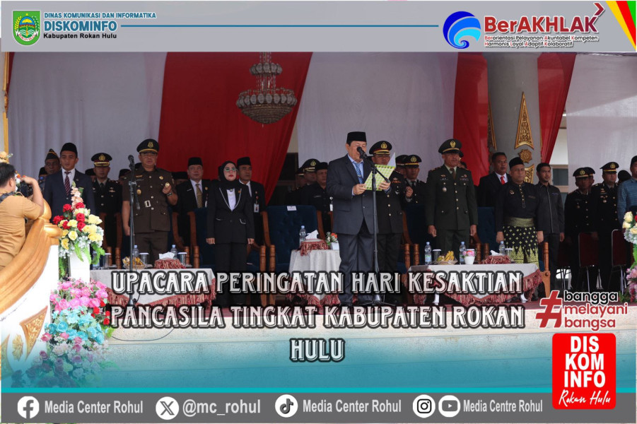 Pemkab Rokan Hulu Gelar Upacara Hari Kesaktian Pancasila 2024