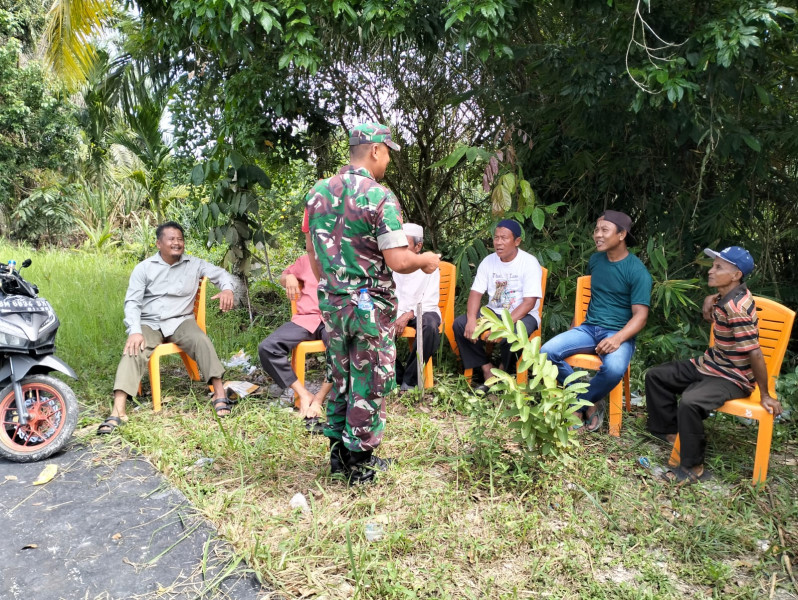 Melalui Komsos, Babinsa Koramil 03/Minas Lakukan Sosialisasi Tentang Bahaya Narkoba Kepada Warga Binaan