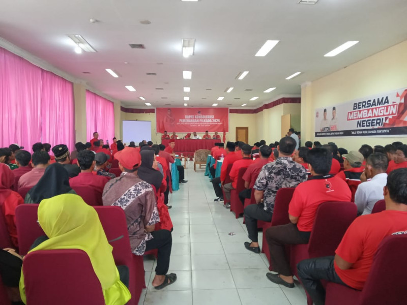 PDI Perjuangan Rohul Gelar Rapat Konsolidasi Pemenangan Pilkada 2024