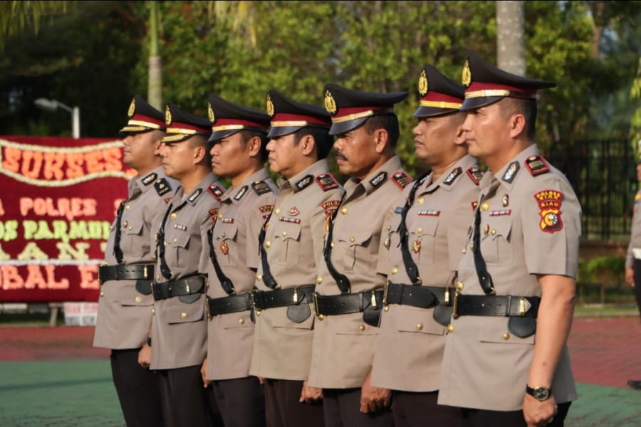 Tiga Kapolsek Dan Satu Kasat Jajaran Polres Siak Berganti, Berikut Ini Nama-namanya