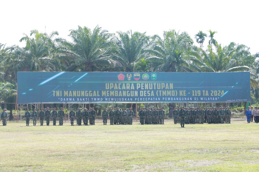 Wakili Kasad, Inspektur Jenderal TNI AD Besok Akan Tutup TMMD ke-119 Di Kampung Sungai Tengah