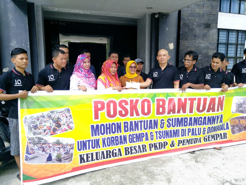 Pengurus PKDP Dan Gempar's Salurkan Bantuan  Wujud Kepedulian Korban Gempa Palu-Sigi-Donggala