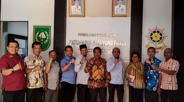Komisi I DPRD Siak Lakukan Kunjungan Ke Satpol PP Riau