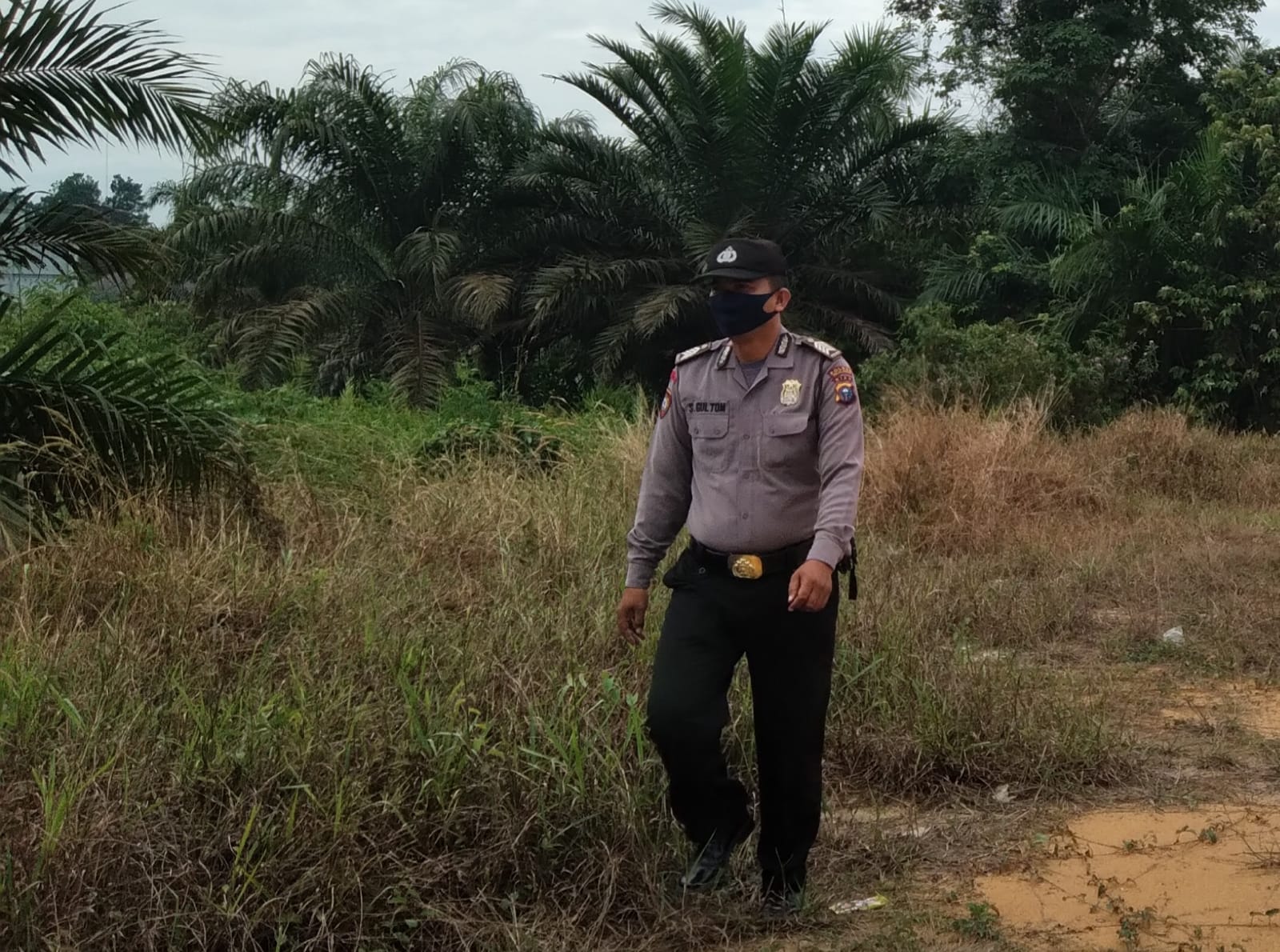 Polsek Bunut Patroli Lahan Warga, Cegah Terjadinya Kebakaran