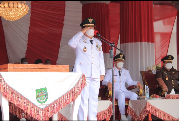 Bupati Rohul H.Sukiman Di Daulat Jadi Inspektur Upacara HUT RI Ke-76