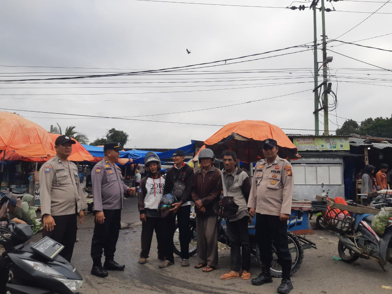 Ciptakan Pemilu Aman dan Damai, Sat Binmas Polres Kampar Gencar Patroli