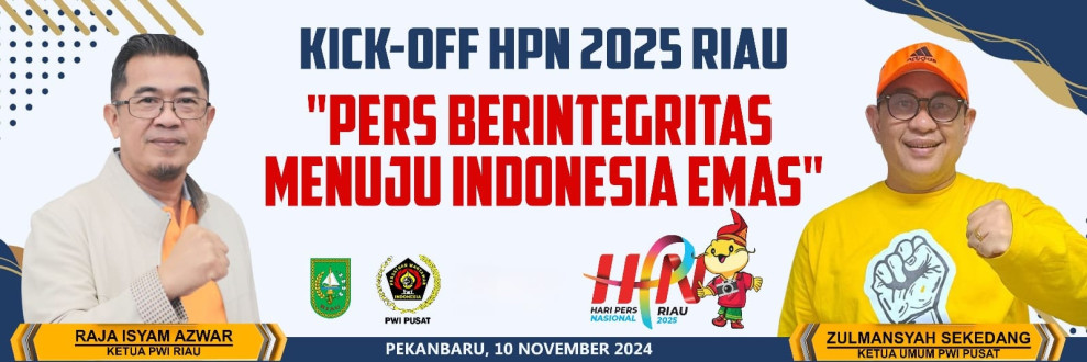 PWI Riau Luncurkan Kick-Off HPN 2025: Pers Berintegritas Menuju Indonesia Emas 2045