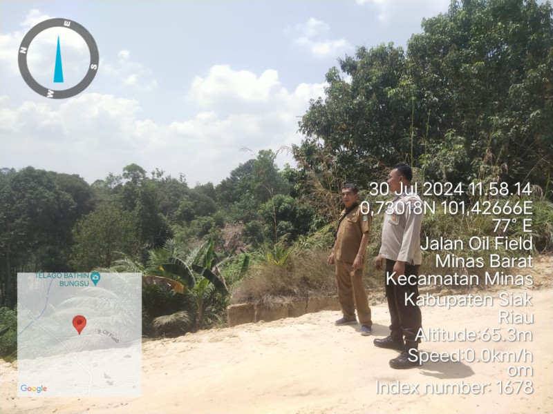 Panit 1 Binmas Polsek Minas Ajak Warga Minas Jaya Patroli Antisipasi Karhutla