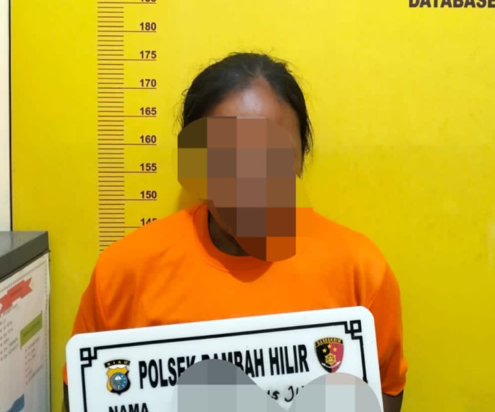 Polisi RW & Personil Polsek Rambah Hilir Tangkap Perempuan Asal Aceh Barat, Ini Kasusnya
