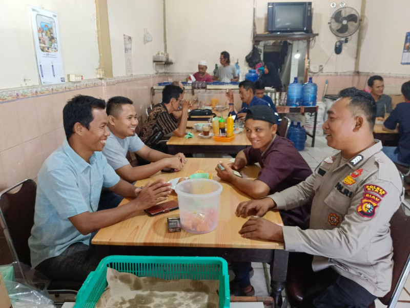 Melalui Giat Cooling System, Polsek Minas Gelar Silahturahmi Jaga Kondusivitas Pasca Pilkada Siak