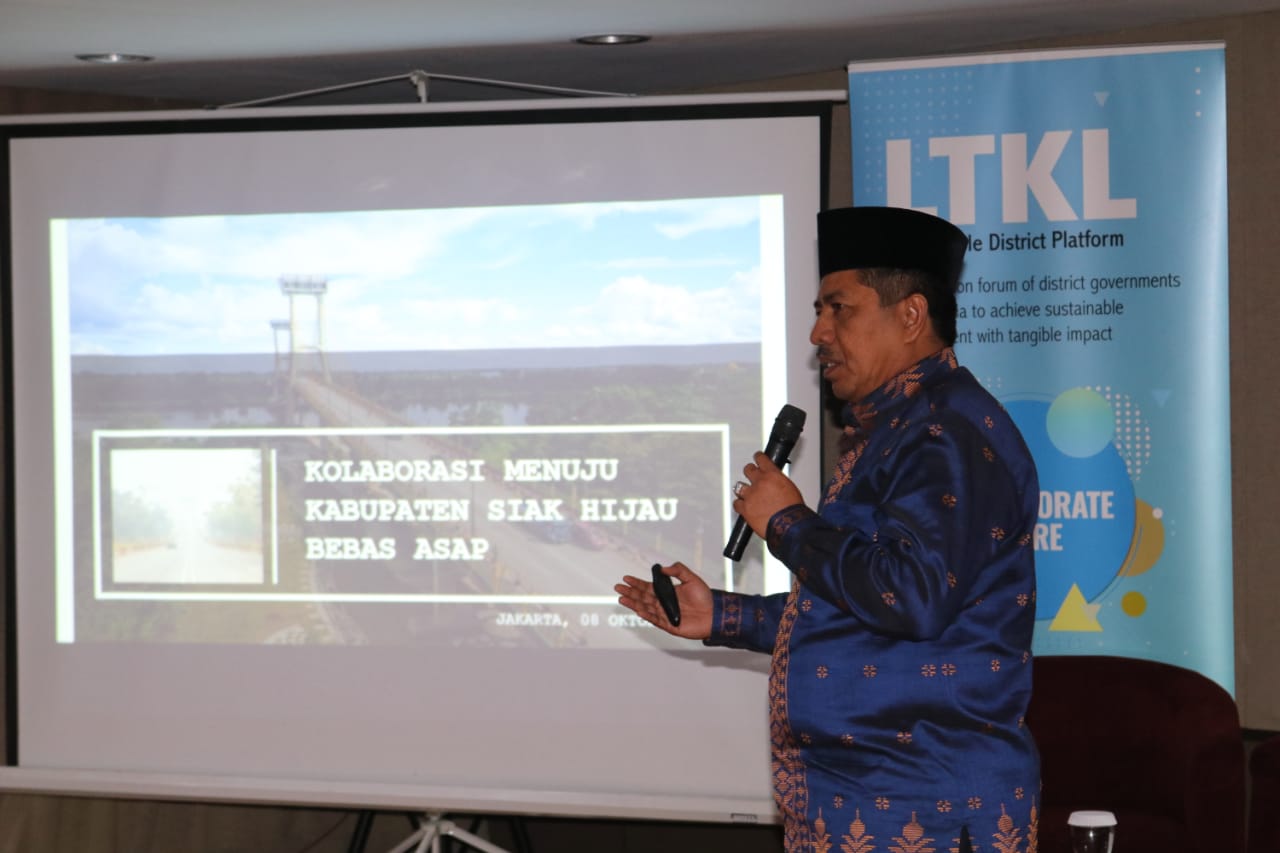 Pembicara Diskusi Forum LKTL di Jakarta, Bupati Alfedri Dedahkan Strategi dan Kebijakan Siak Hijau