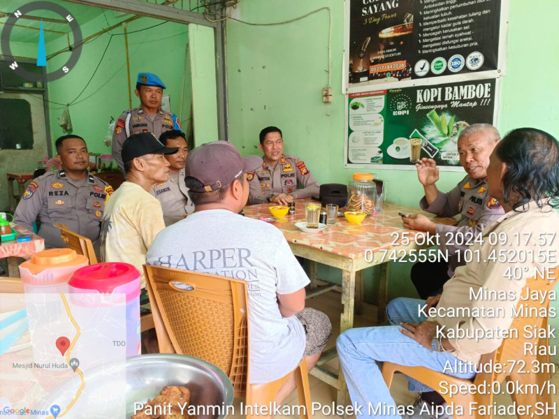Polsek Minas Gelar Cooling System, Jamin Pilkada Serentak 2024 Berjalan Aman