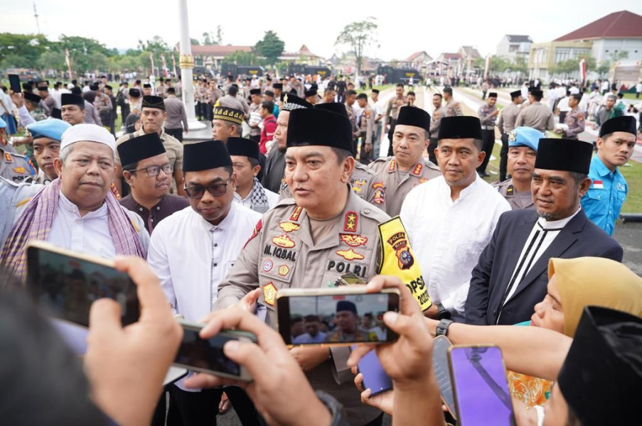 Gubernur Riau Puji Irjen Iqbal Pilih Waktu yang Pas untuk Doa Bersama Pemilu Damai