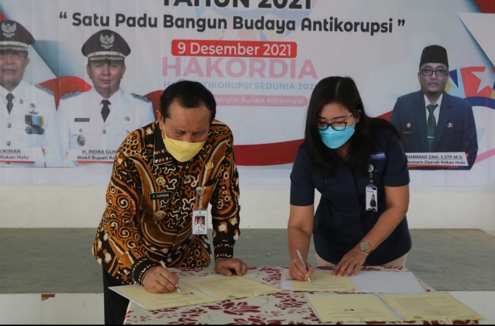 Bupati Rohul Tanda Tangani MoU  Dengan BPJS Kesehatan