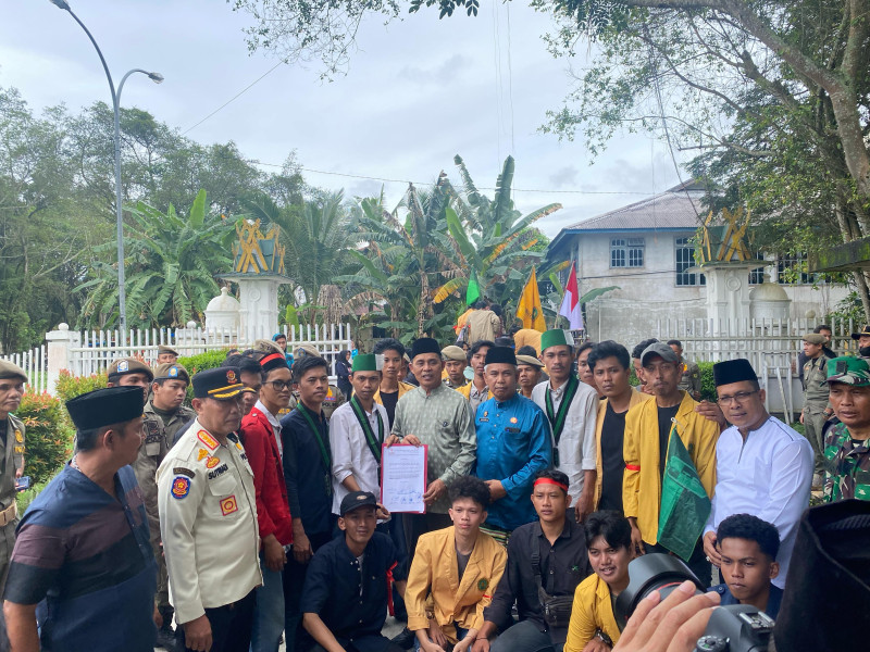 GEMPAR Gelar Aksi Unjuk Rasa di Kantor Bupati Indragiri Hilir, Tuntut Penyelesaian Dampak Pembukaan Lahan PT Pelita Wijaya Perkasa