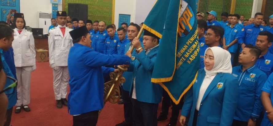 Imustiar, S.IP Resmi Nakhodai DPD KNPI Pelalawan Periode 2022 – 2025