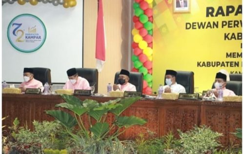 Hari Jadi Kabupaten Kampar Ke-72 DPRD Gelar Sidang Paripurna Dengan Istimewa