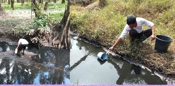Warga Desa Tandun Resah, Diduga Limbah PKS PTPN V Sei Tapung Cemari Sungai Tapung