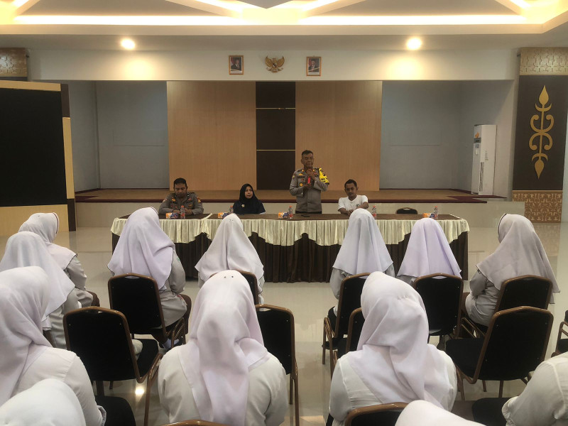 Polsek Rengat Barat Imbau Calon Nakes Jauhi Narkoba dan Bijak Bermedsos