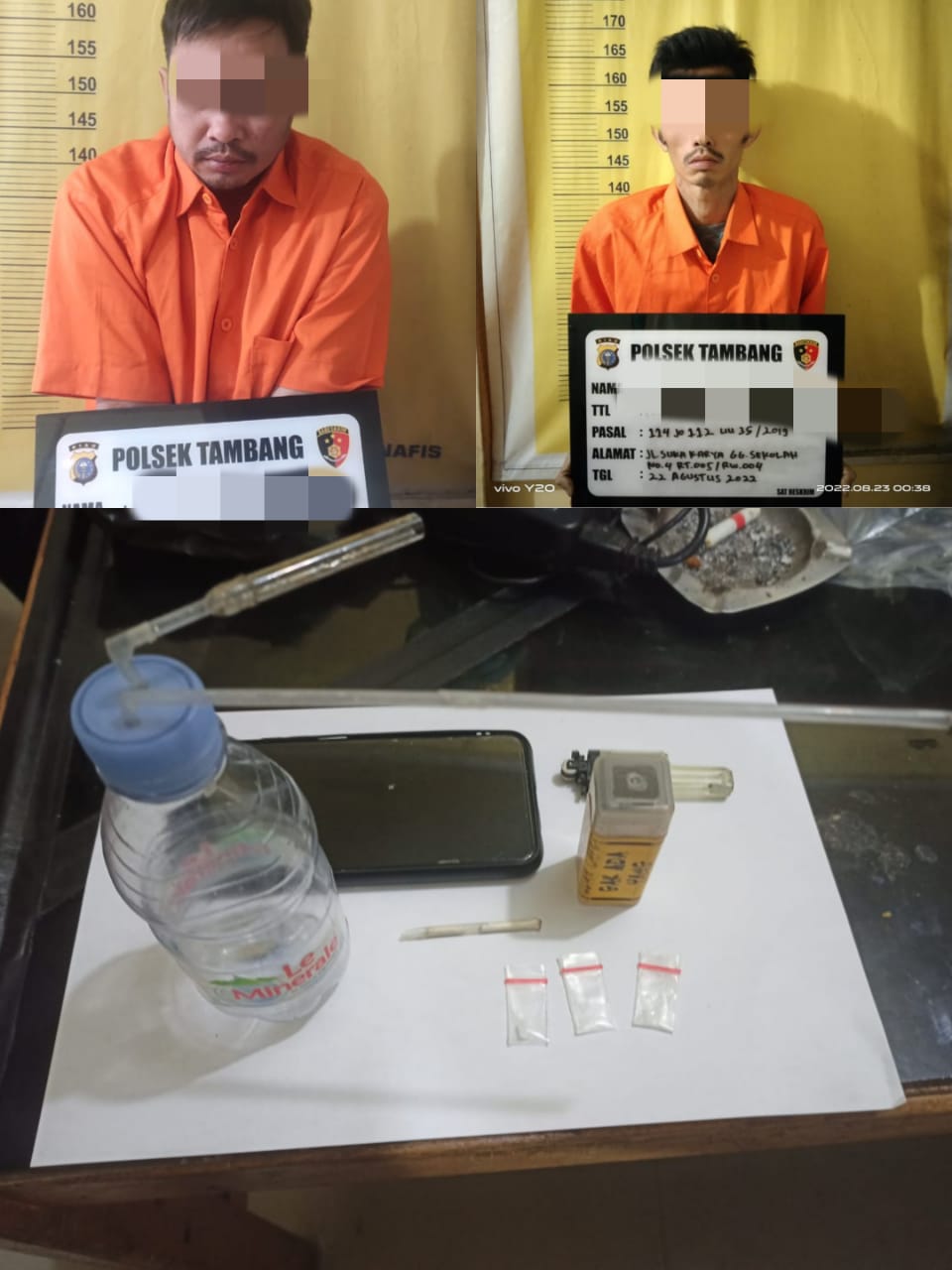 Perumahan Griya Tarai Asri di Obok-Obok, Dua Pelaku Narkoba diamankan