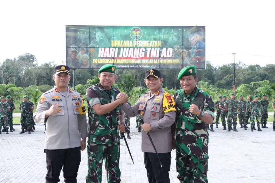 AKBP Asep Sujarwadi Bersinergi Dengan TNI, Apel Bersama Wujudkan Cooling System Jelang Pemilu 2024