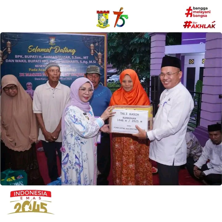 Wabup Kampar Dr. Hj. Misharti, S,Ag, M, Si  Gelar SR di Desa Karya Indah Tapung