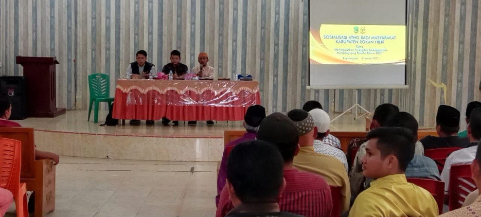 Antisipasi Konflik Pemilu 2024, FKDM Gelar Sosialisasi ATHG Bagi Masyarakat Rohil di Bagansiapiapi