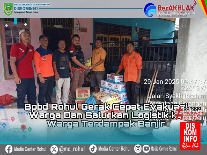 Hujan Semalaman Guyur Rohul, Ribuan Warga Terdampak Banjir