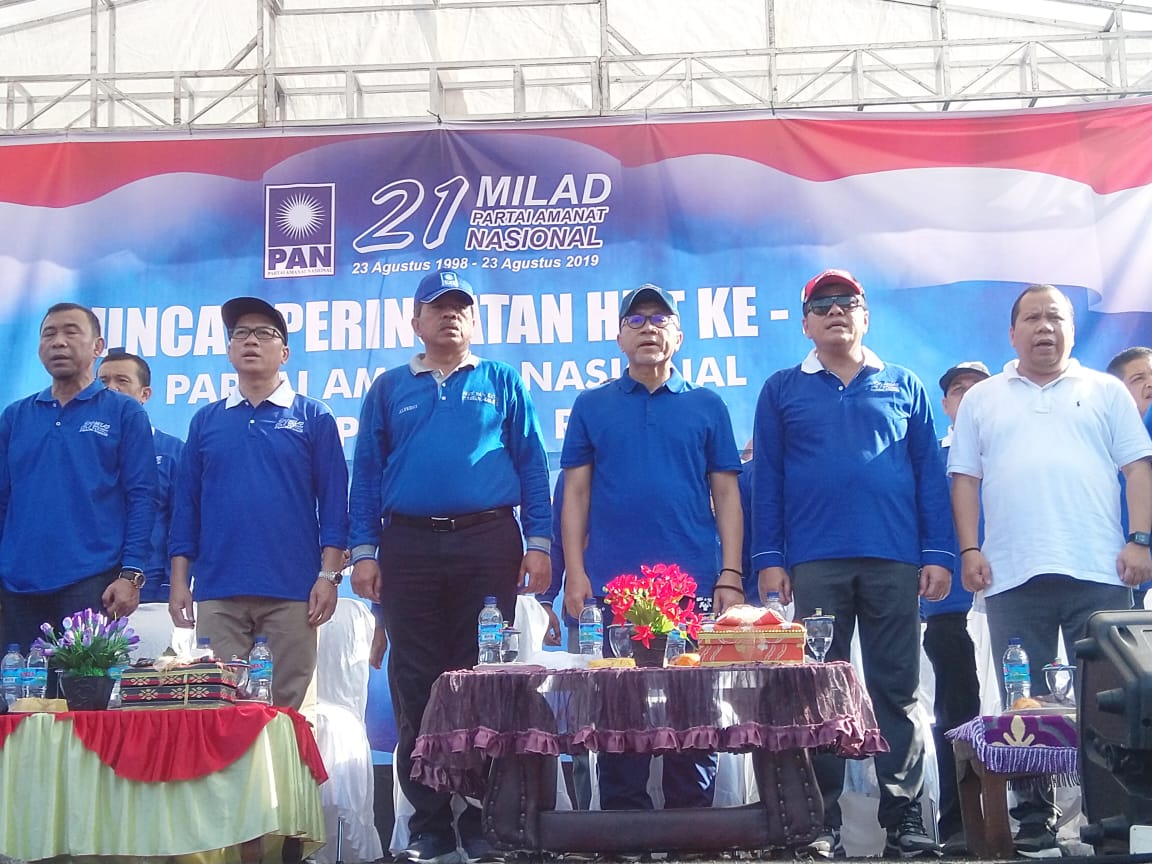 Mewah! Dihadiri Zulkifli Hasan HUT PAN 21 Di Riau Bertabur Hadiah Untuk Rakyat