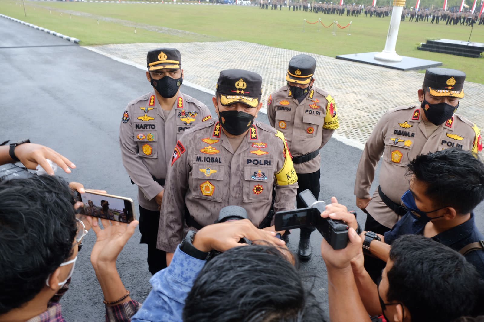 1.067 Personel Polda Riau Naik Pangkat, Kapolda Tekankan Tanggung Jawab Dalam Menjalankan Tugas