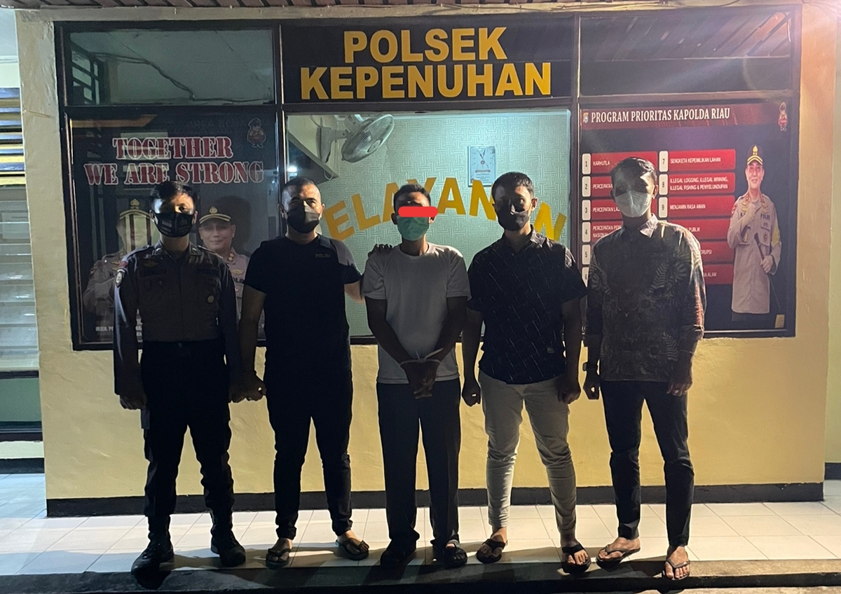 Polsek Kepenuhan Amankan Pelaku KDRT, Ini Kronologis Kejadiannya