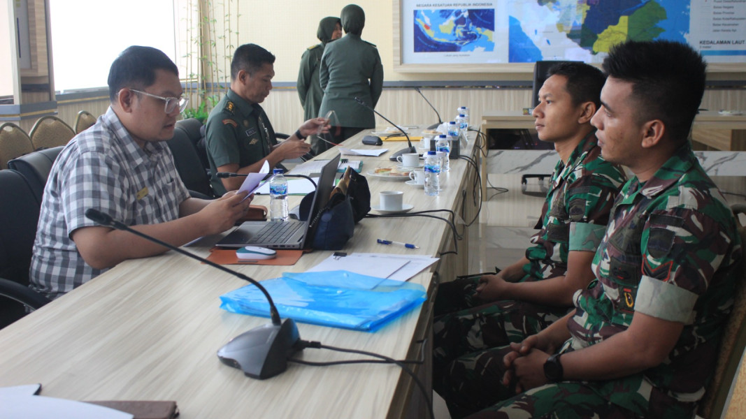 Korem 031/Wira Bima Menerima kunjungan Tim Satgas Kemhan