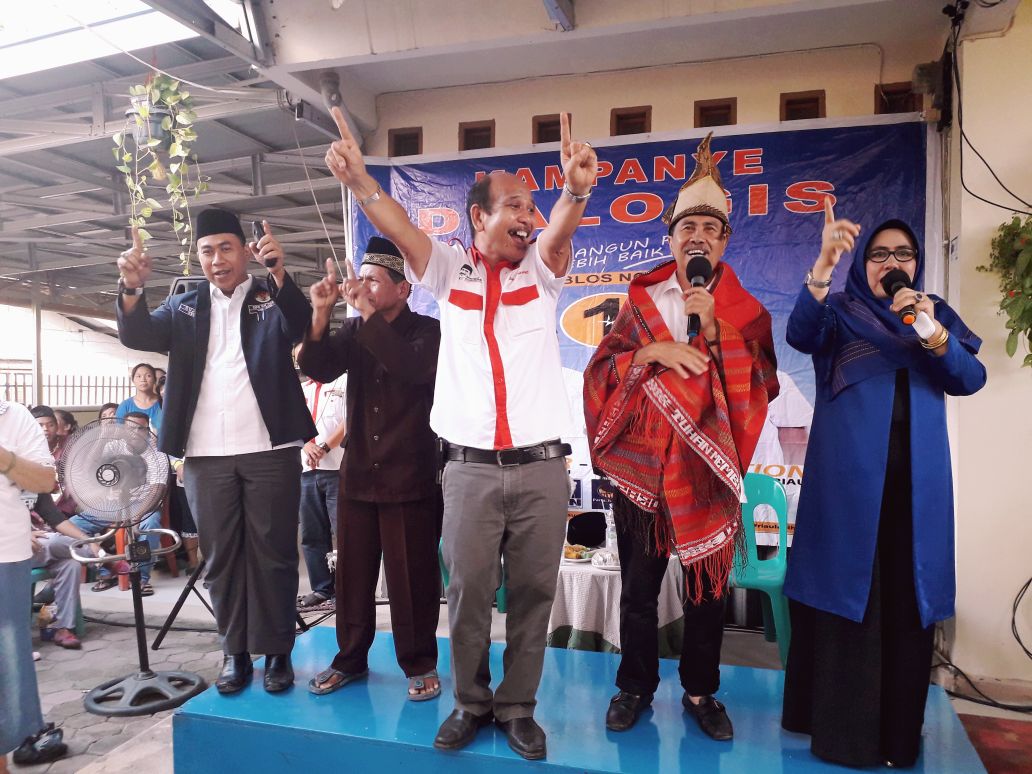 Masyarakat Tumpah Ruah Menyambut Kampanye Paslon No.1 Syamsuar-edy: Minas Yakin Menang