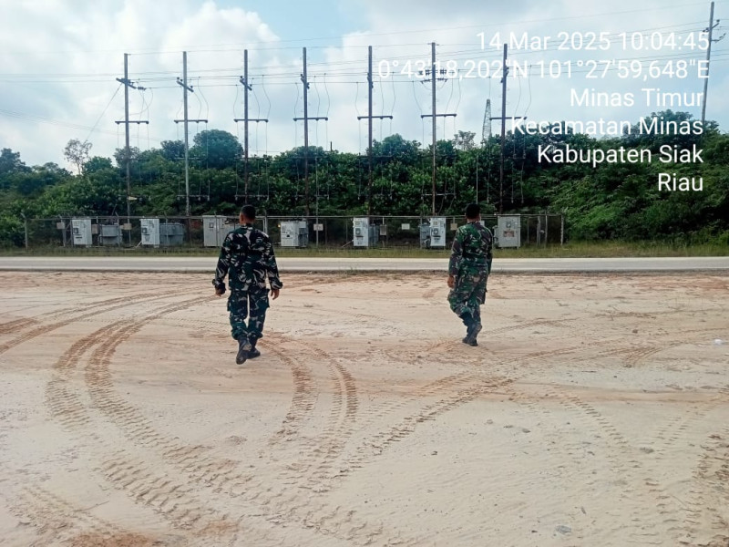 Patroli Penguatan Binter SKK Migas PT. PHR di Minas Berjalan Aman dan Kondusif -