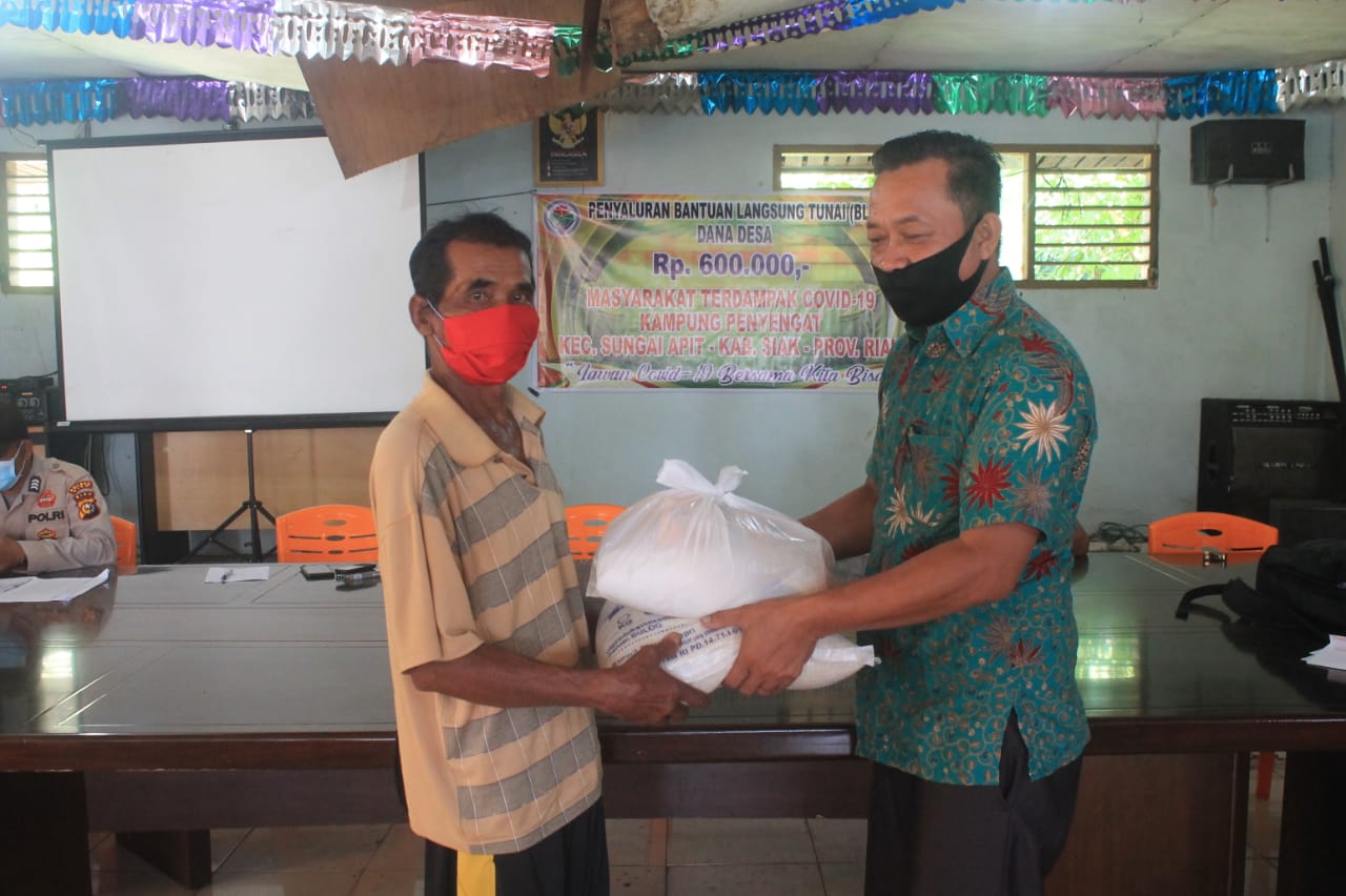 Pj.Penghulu Kampung Penyengat Abok Ucapkan trimakasih kepada Bupati & Camat Sei Apit