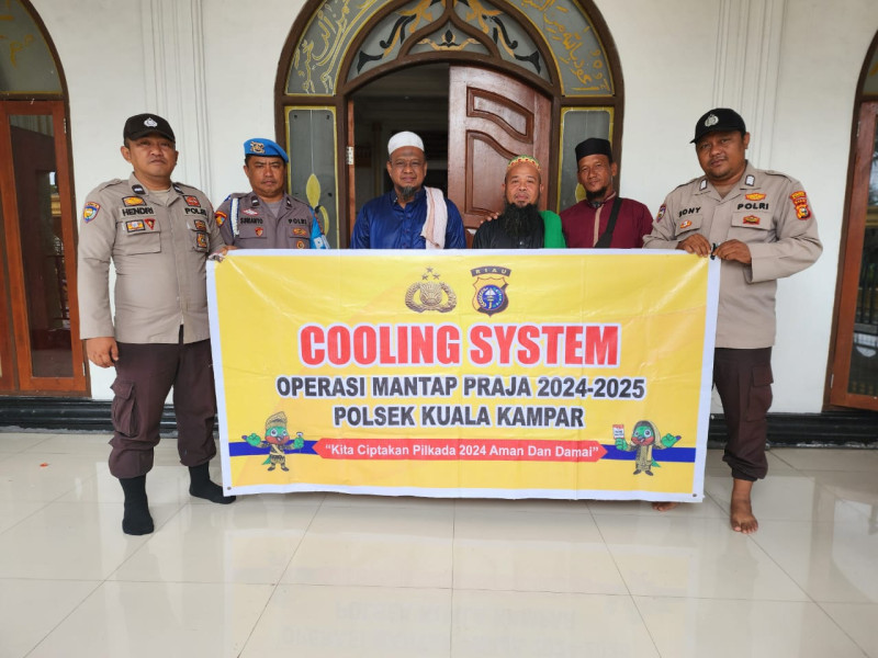 Polsek Kuala Kampar Terus Lakukan 'Cooling System' Jelang Pilkada 2024, Jaga Kamtibmas di Masyarakat